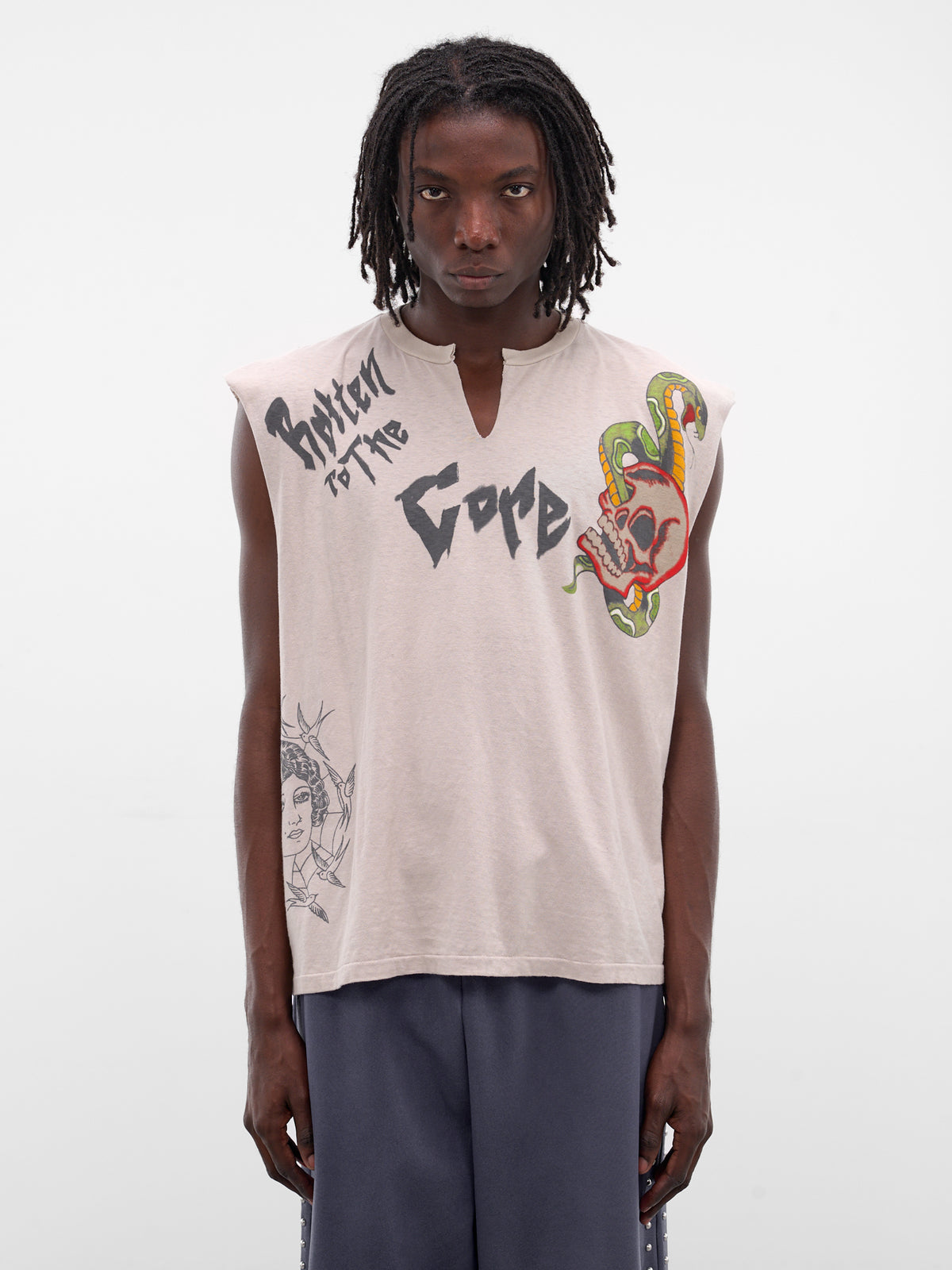 White Rotten To The Core Tank (ROTTEN-TO-THE-CORE-WHITE)
