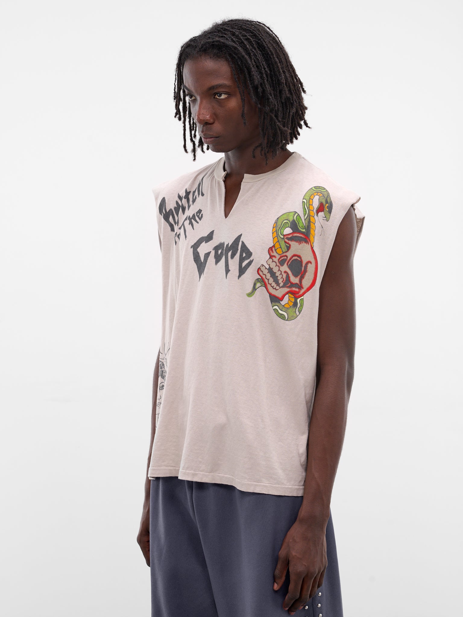 White Rotten To The Core Tank (ROTTEN-TO-THE-CORE-WHITE)