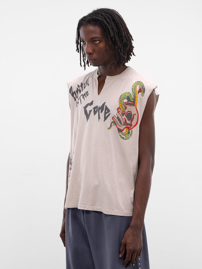 White Rotten To The Core Tank (ROTTEN-TO-THE-CORE-WHITE)