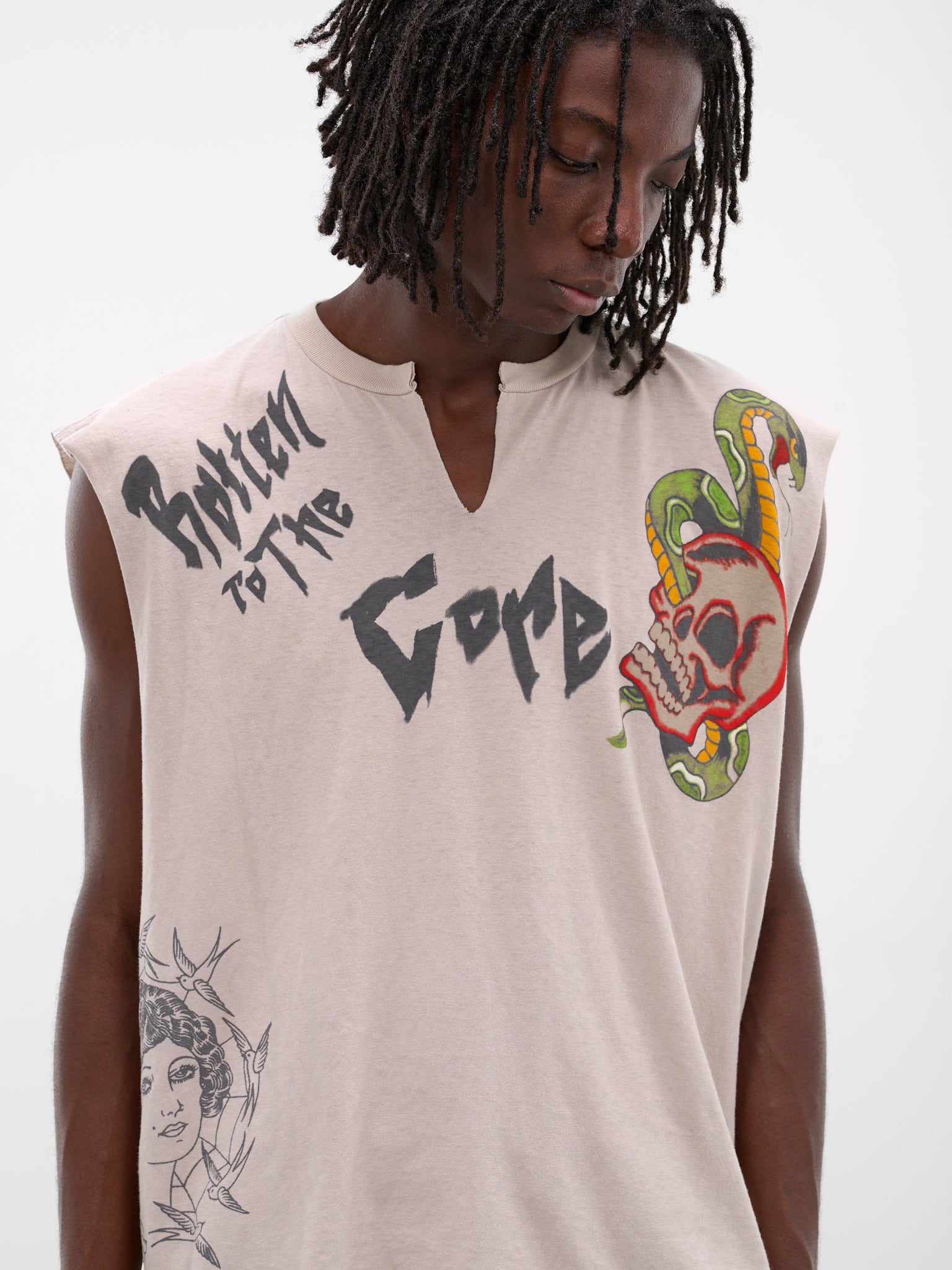 White Rotten To The Core Tank (ROTTEN-TO-THE-CORE-WHITE)