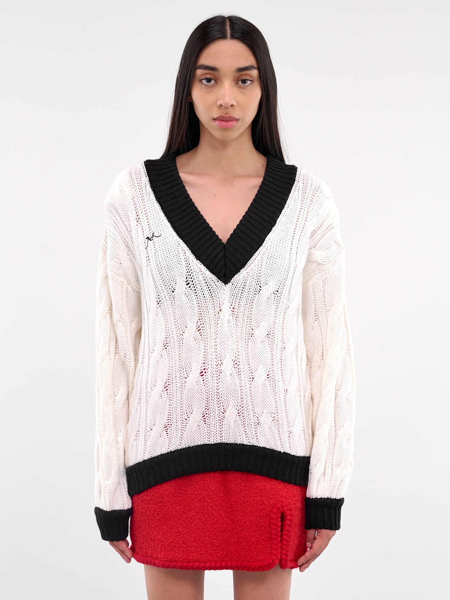 Rose Variable Width Rib Knit