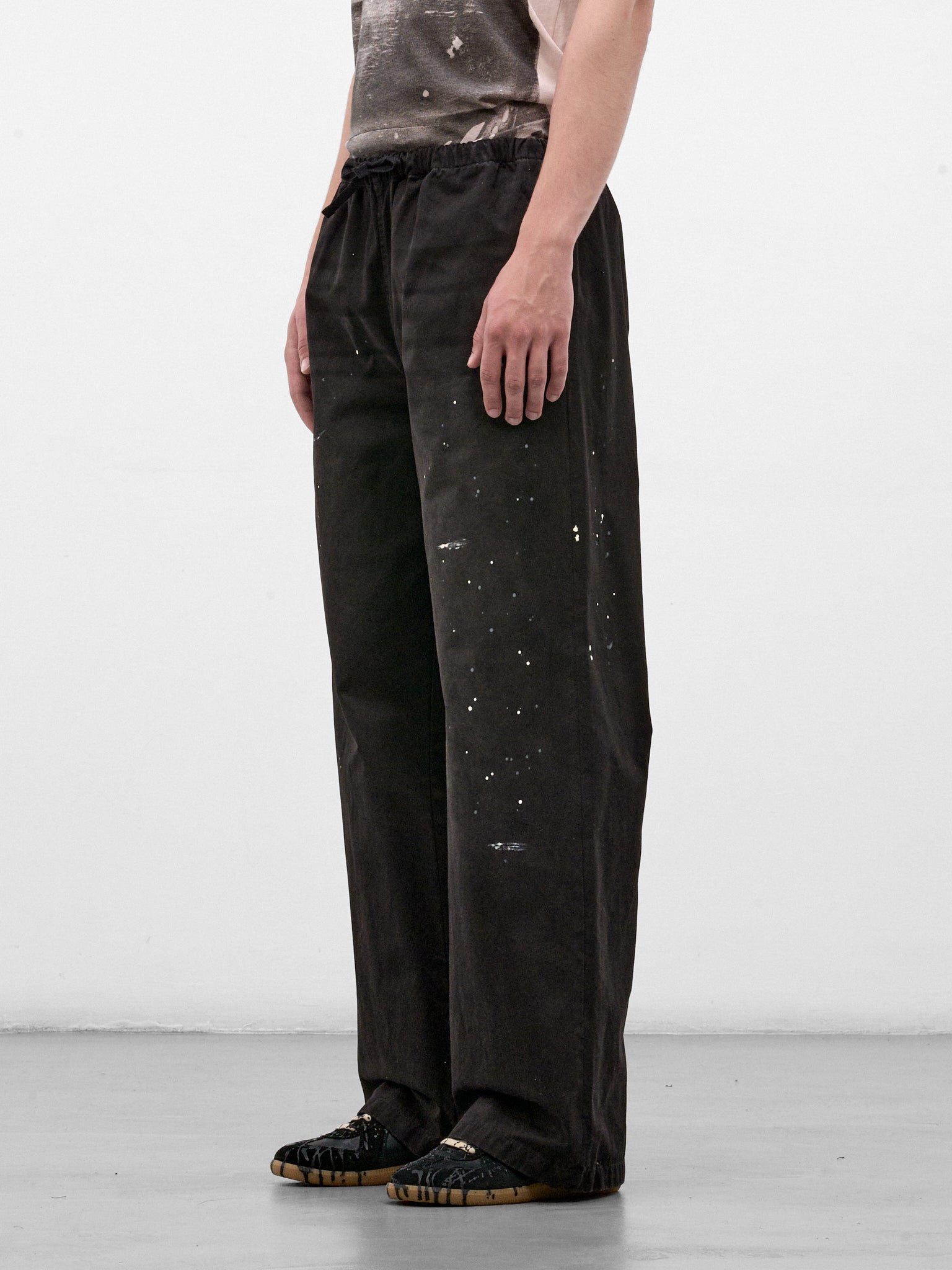 Black Cotton Wide Leg Trousers (RW-MN-TROU000010-BLACK)