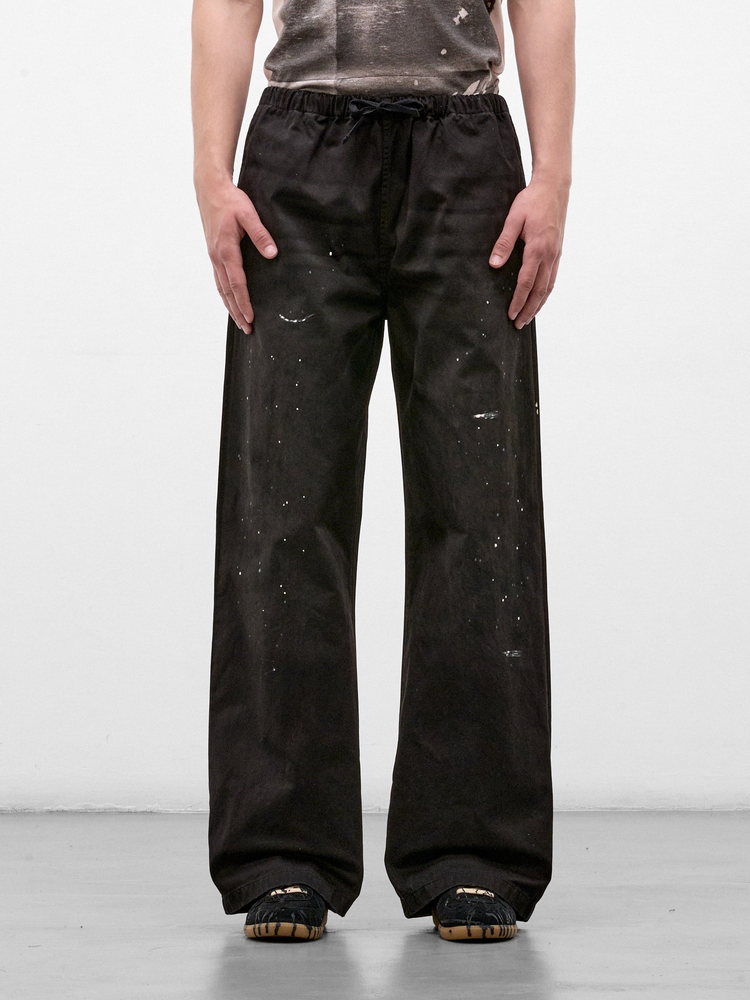 Black Cotton Wide Leg Trousers (RW-MN-TROU000010-BLACK)