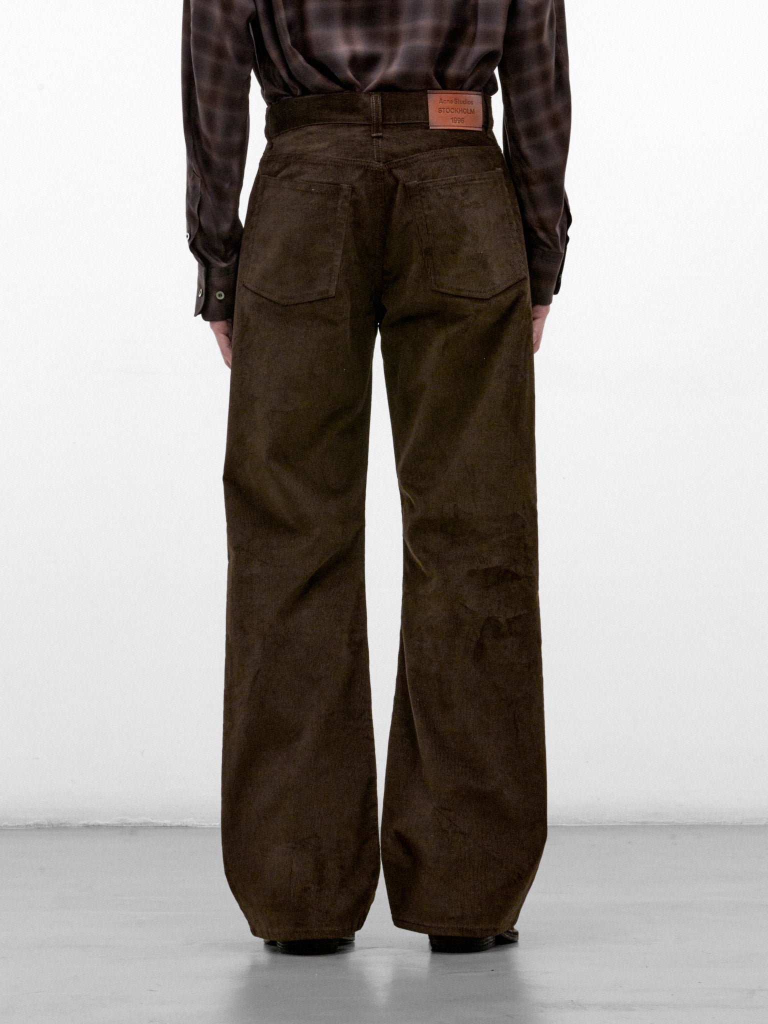 Brown Corduroy Flared Trousers (RW-MN-TROU000060-DARK-BROWN)