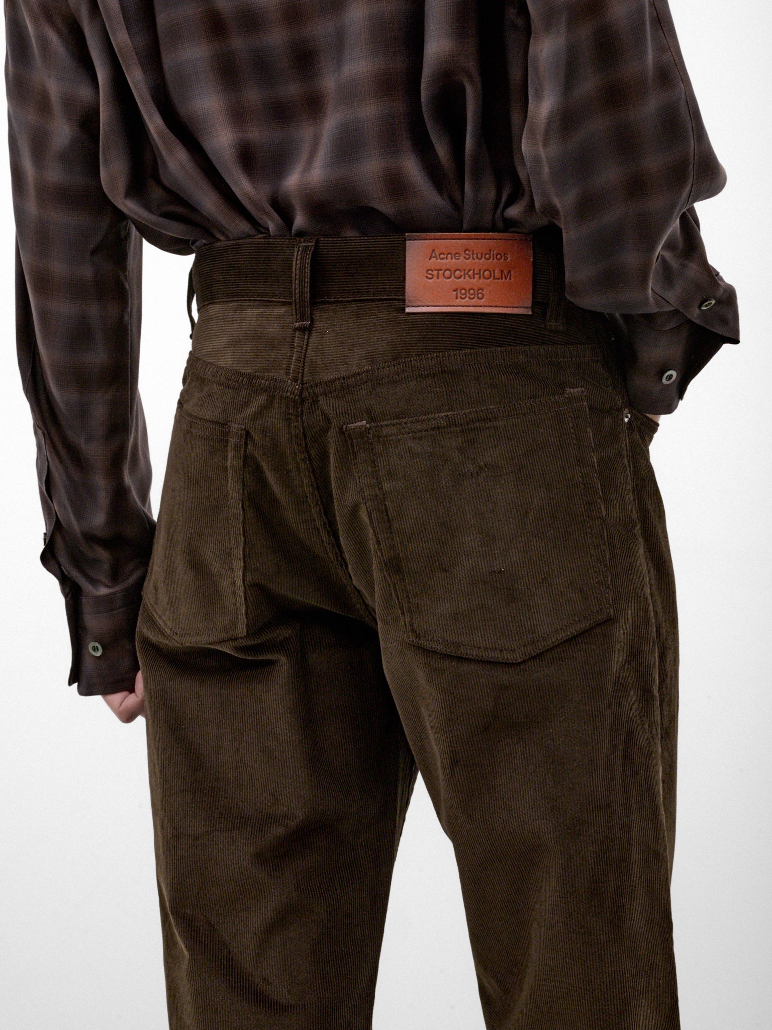 Brown Corduroy Flared Trousers (RW-MN-TROU000060-DARK-BROWN)