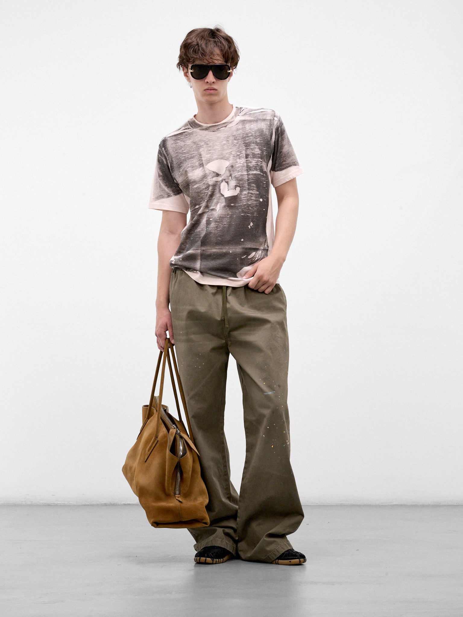 Green Cotton Wide Leg Trousers (RW-MN-TROU000010-DUSTY-GREEN)
