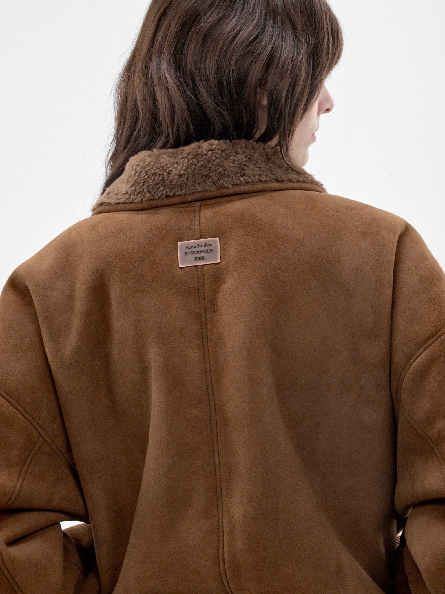 Brown Leather Shearling Bomber Jacket (RW-WN-LEAT000047-CHESTNUT-BROW)