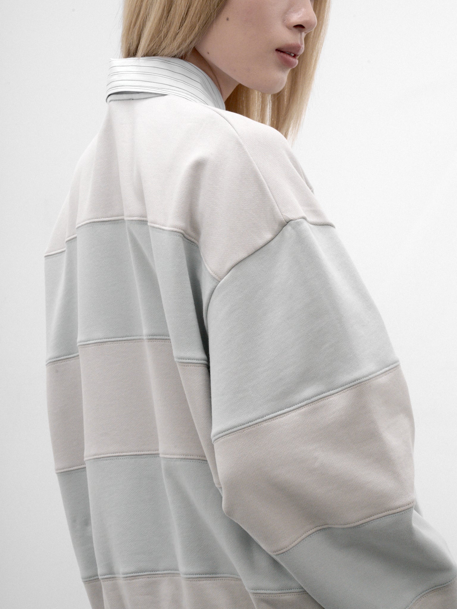 Color-Blocked Cotton Polo Sweater (RW-WN-SWEA000002-LIGHT-BLUE-GR)