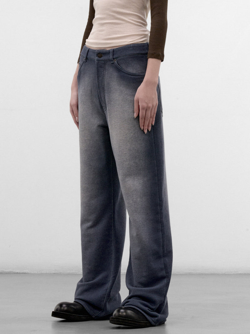 Washed Blue Relaxed Jeans (RW-WN-TROU000055-GREY-MELANGE)