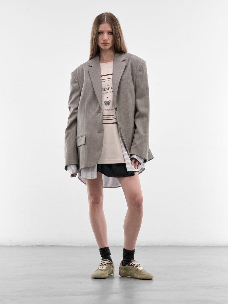 Beige Layered Graphic Long Sleeve (RW-WN-TSHI000023-WARM-BEIGE)