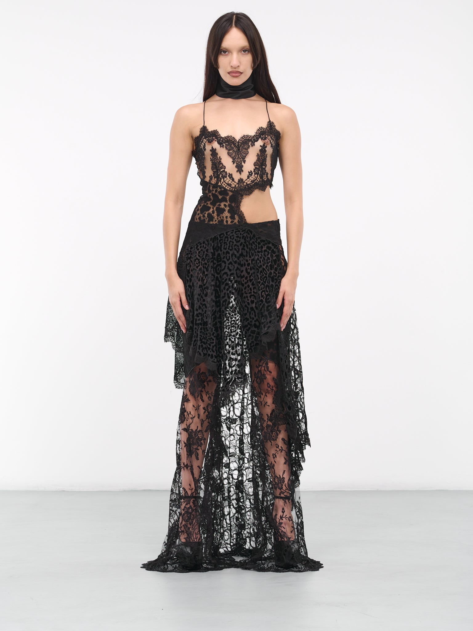 Lace Flared Trousers