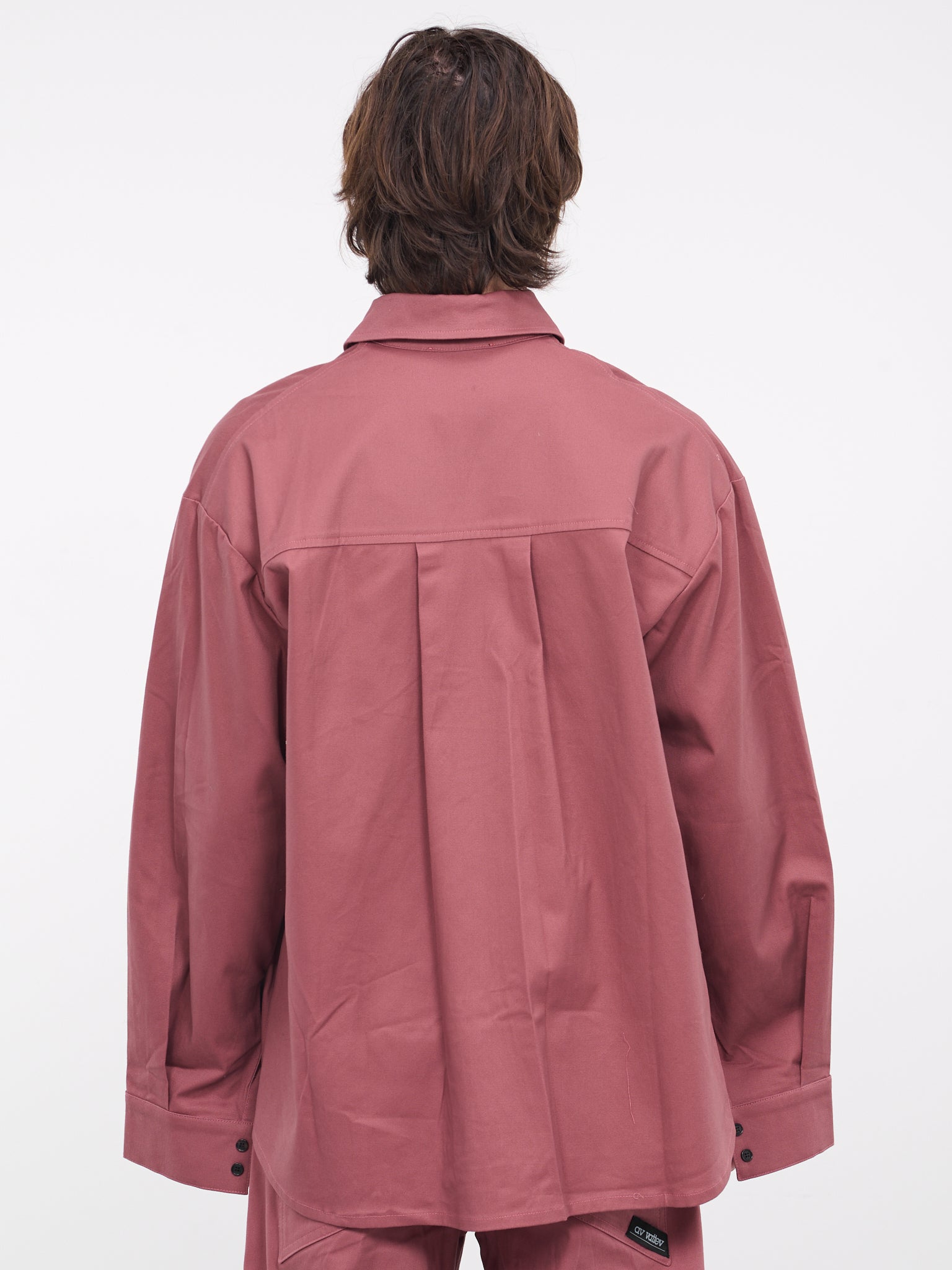 Patched Overshirt (S-01FG-DUSTY-PINK)