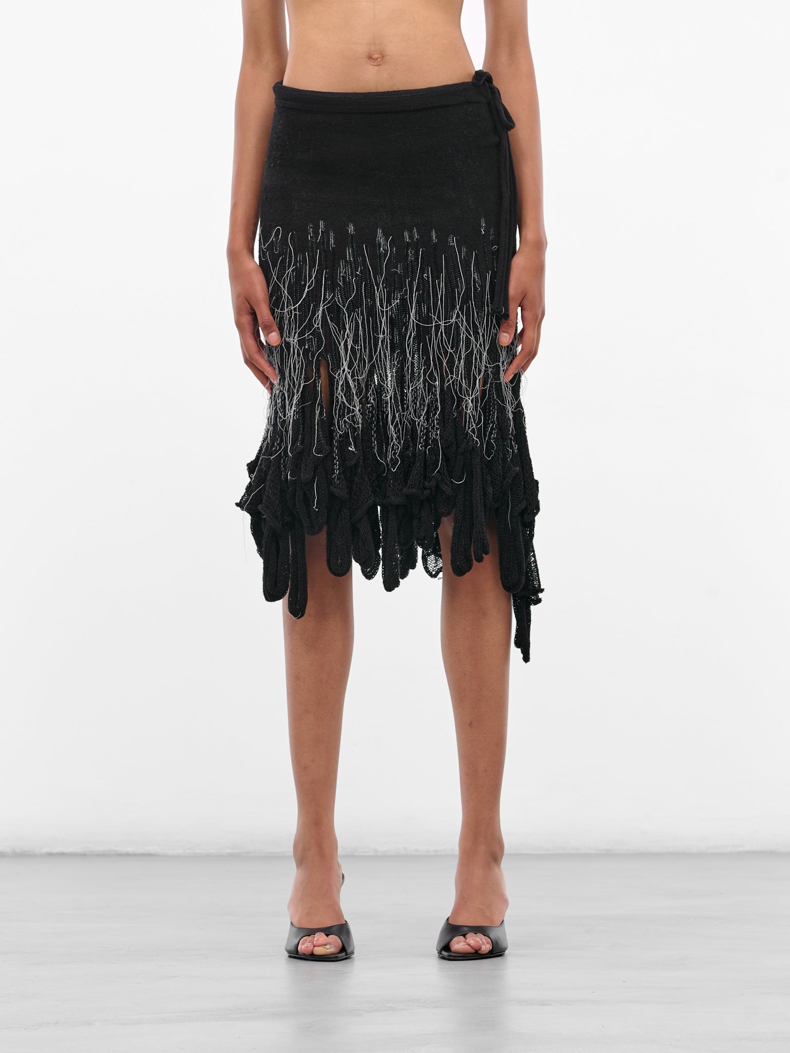 KRYSTAL PANIAGUA Knit Swiggle Skirt | H.Lorenzo - front