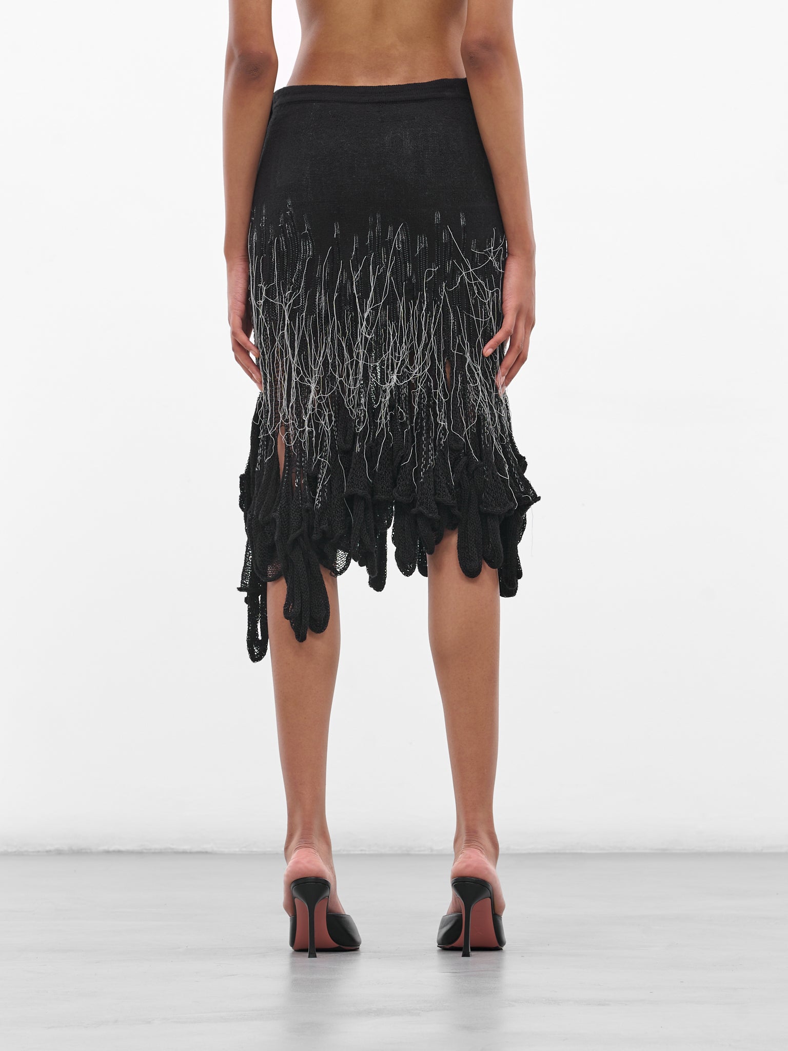 KRYSTAL PANIAGUA Knit Swiggle Skirt | H.Lorenzo - back