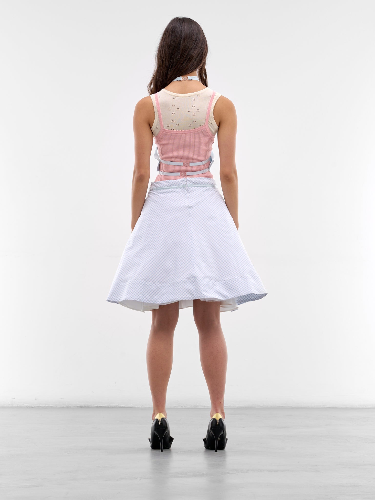August Barron Apron Skirt | H.Lorenzo - back