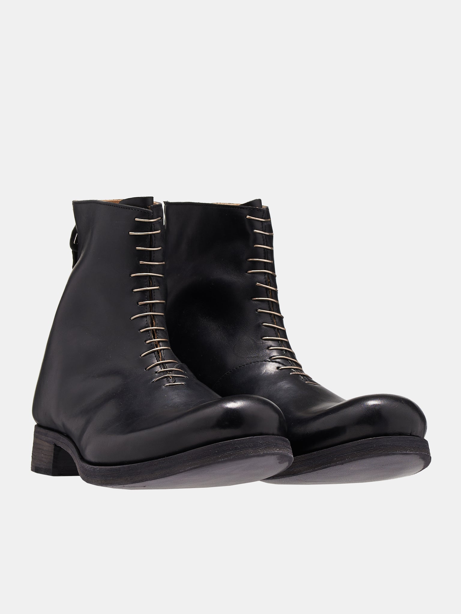 Short Back Zipper Boot (S1B2Z-S3-CU-1-5-BLACK)