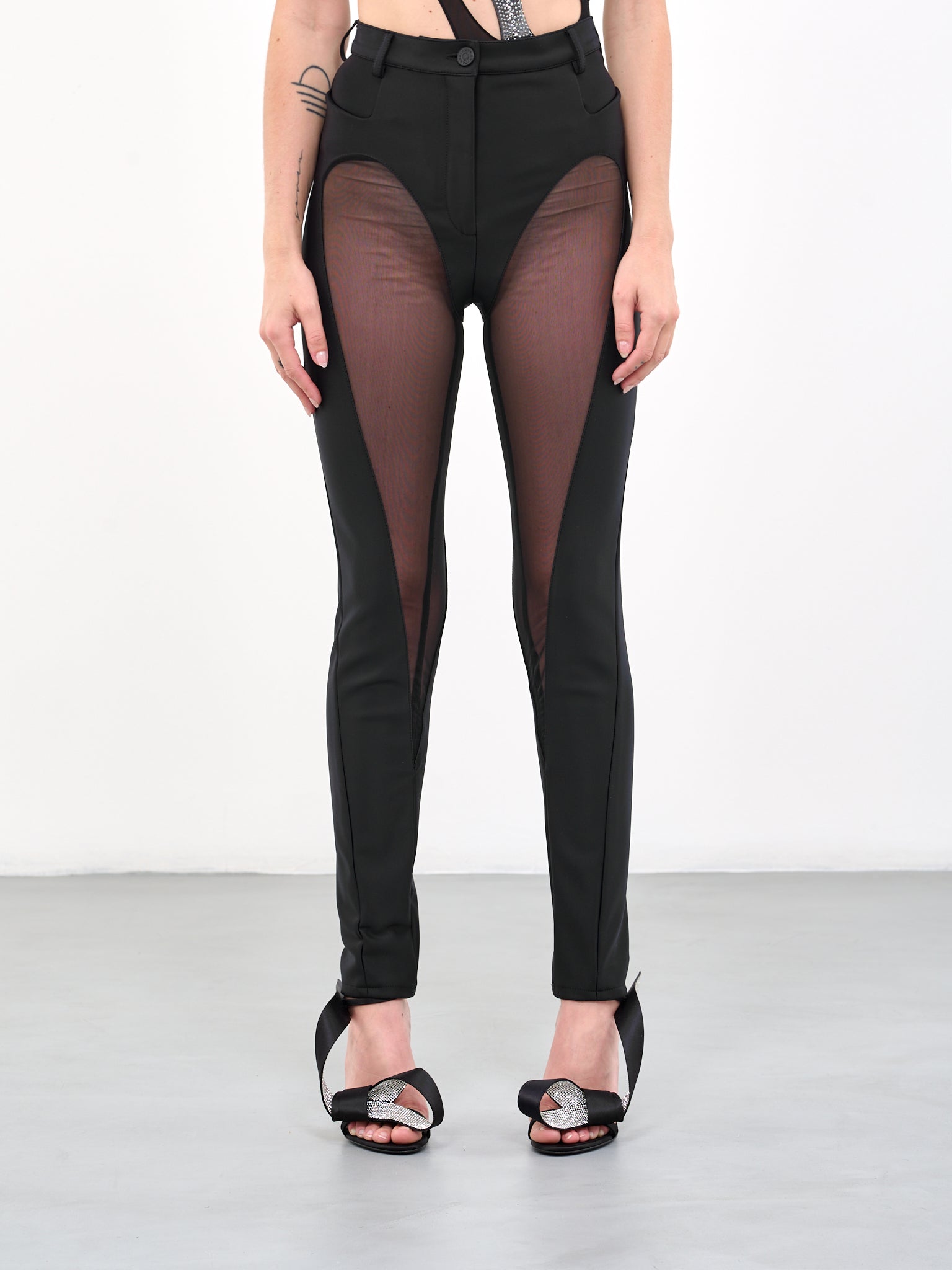 Bonded Illusion Trousers (S1PA0387691-PA0387-BLACK-BLACK)