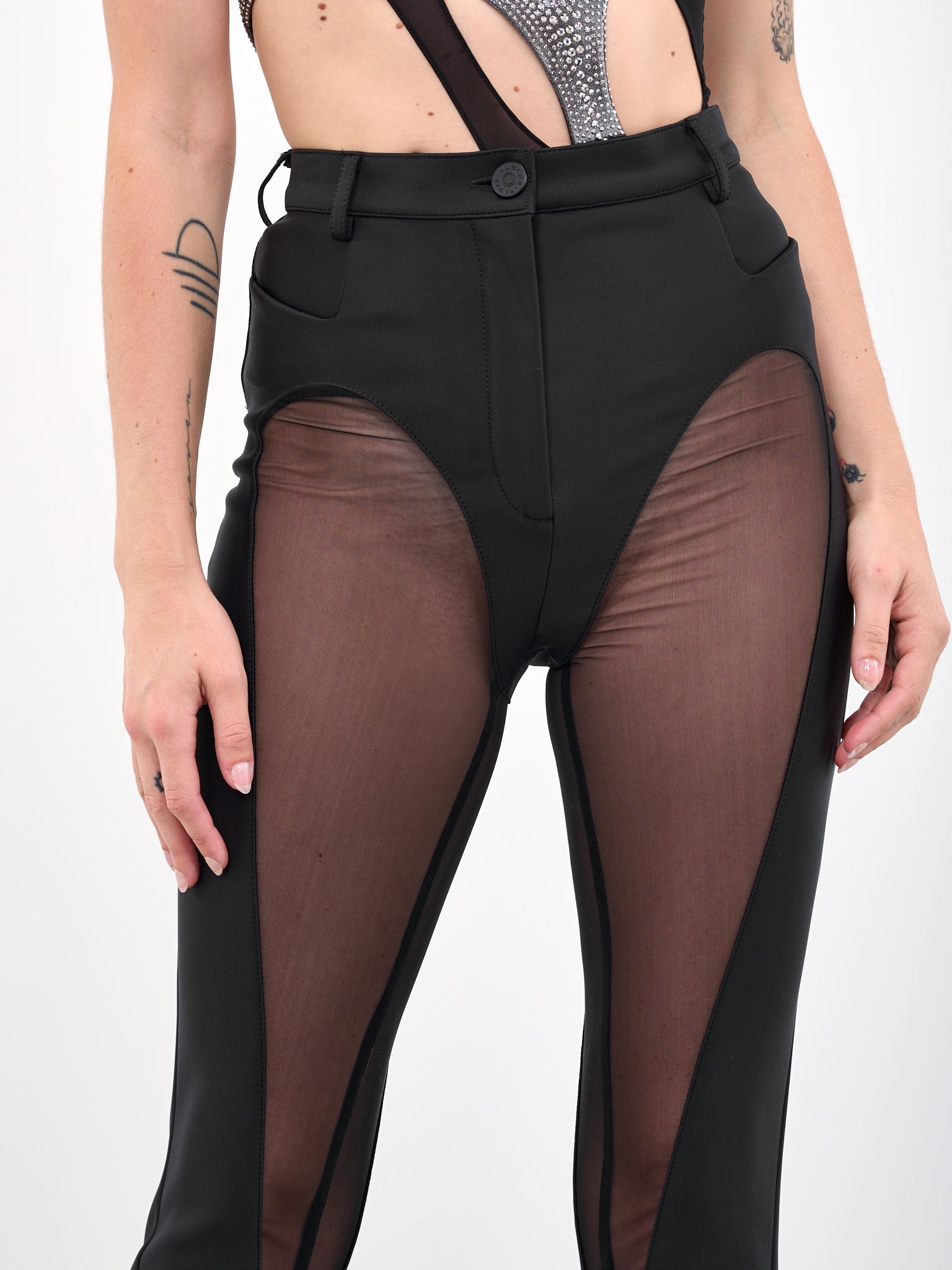 Bonded Illusion Trousers (S1PA0387691-PA0387-BLACK-BLACK)