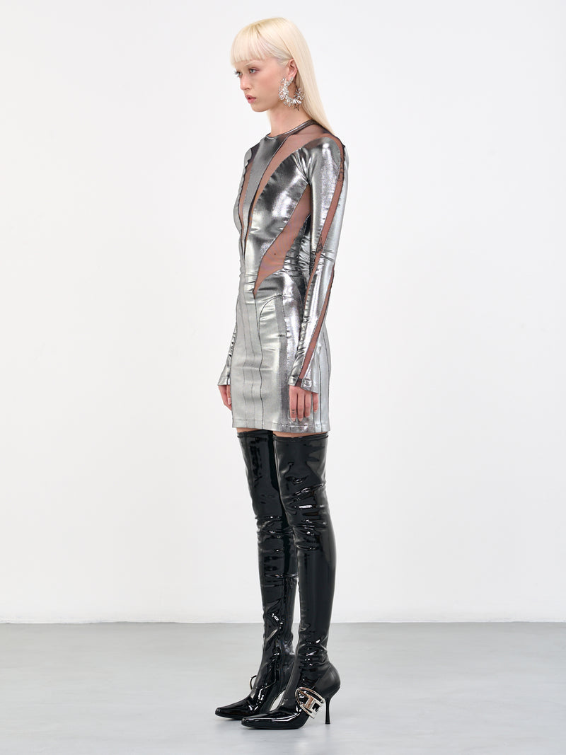 MUGLER Illusion Dress | H.Lorenzo - side