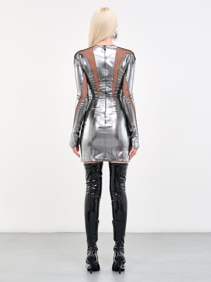 MUGLER Illusion Dress | H.Lorenzo - back