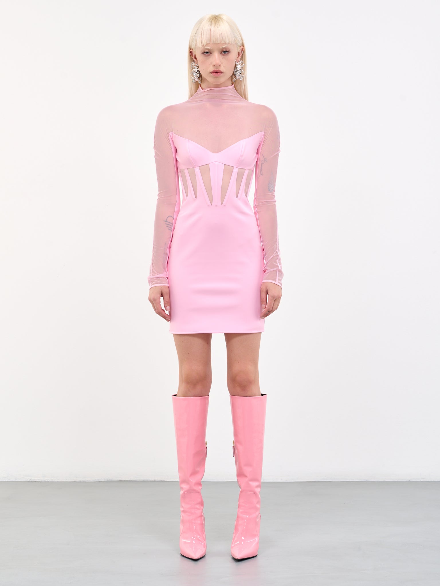 MUGLER Corset Illusion Dress | H.Lorenzo MUGLER Corset Illusion Dress | H.Lorenzo