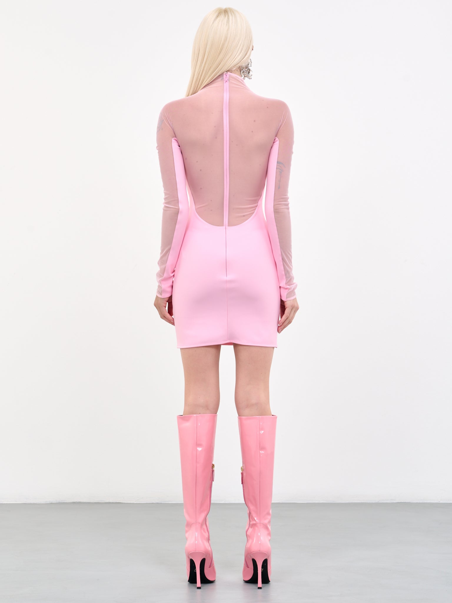 mugler dress pink 1995 Thierry Mugler, Birth of Venus Dress