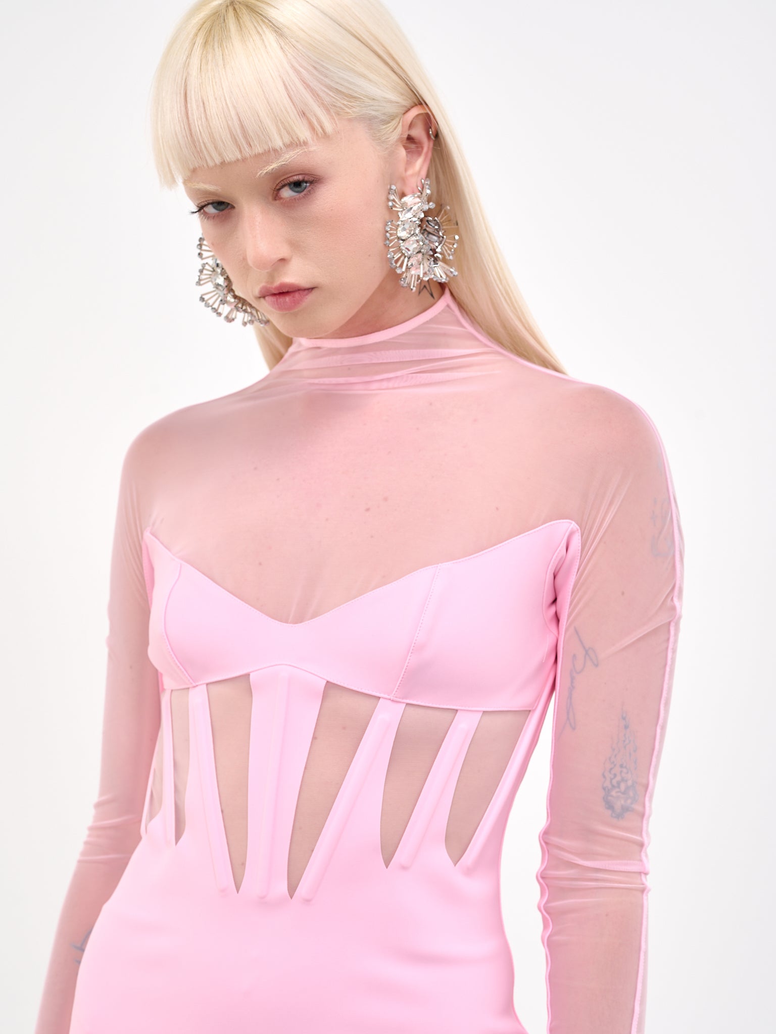 MUGLER Corset Illusion Dress | H.Lorenzo MUGLER Corset Illusion Dress | H.Lorenzo