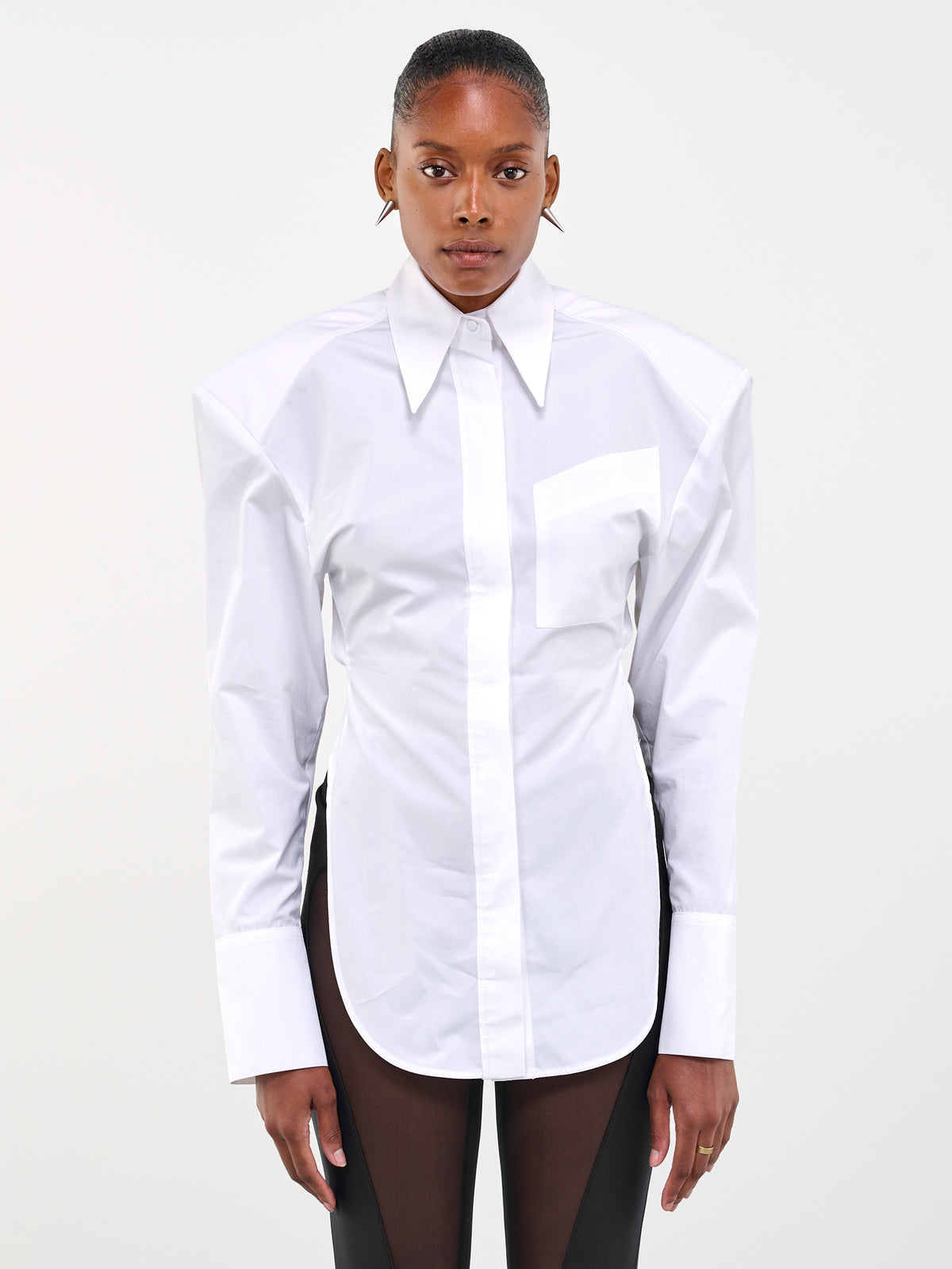 MUGLER Structured Shirt | H.Lorenzo - front