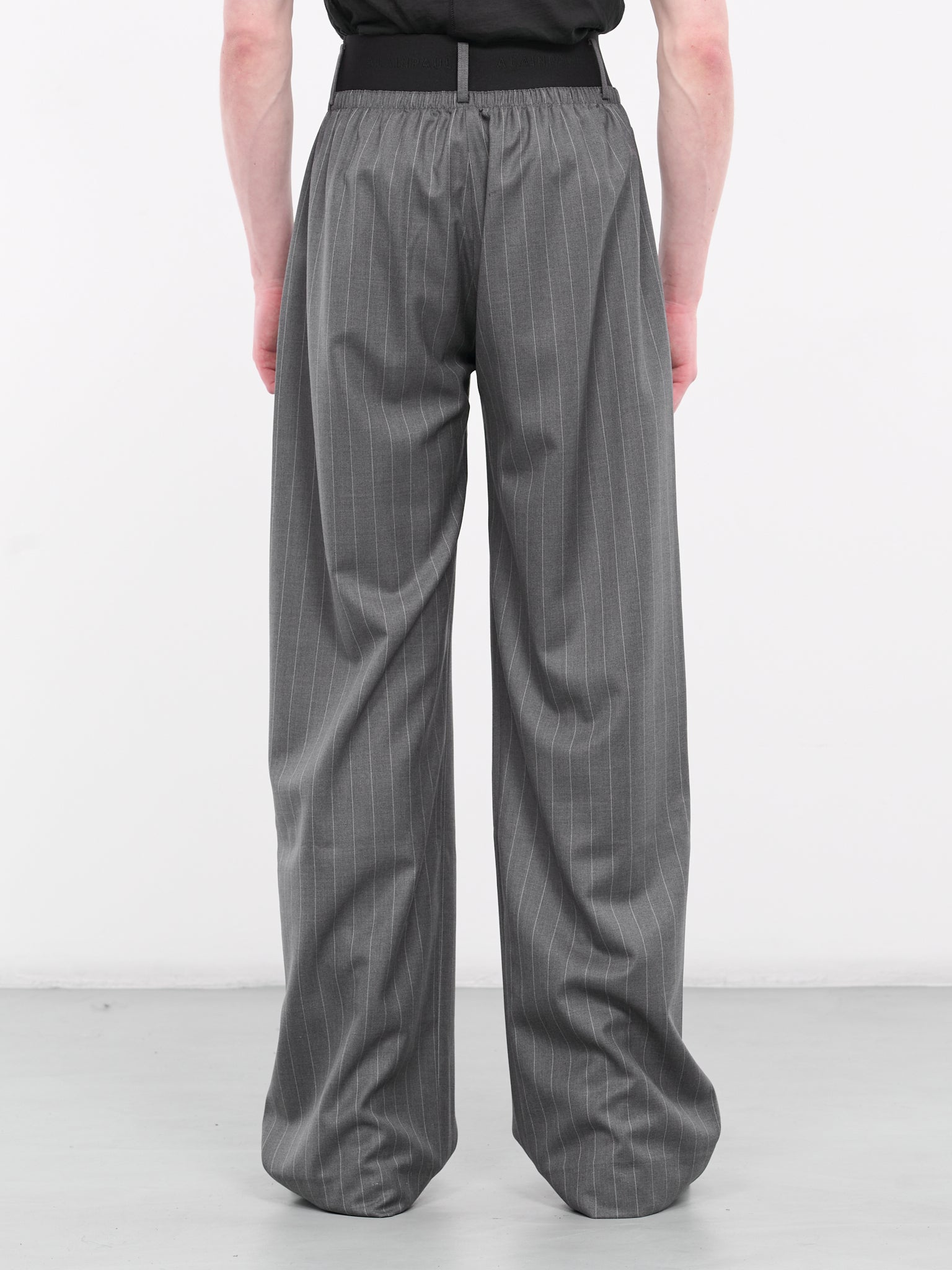 The Garment Chicago Pants - Black Pinstripe – The Frankie Shop