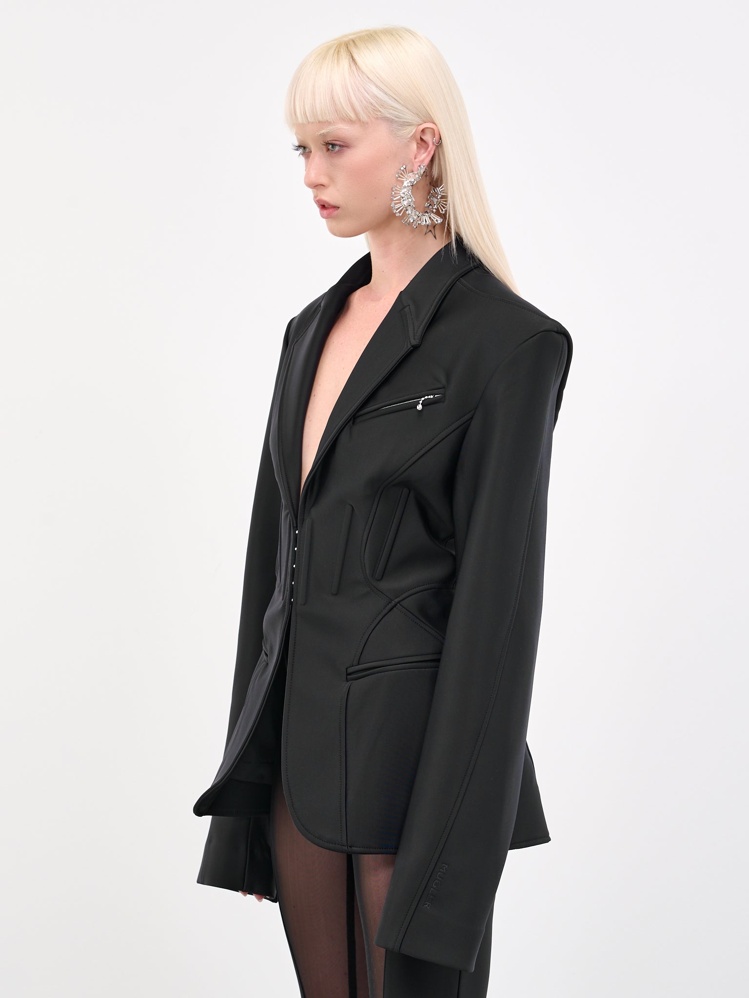 MUGLER Corseted Blazer | H.Lorenzo - side