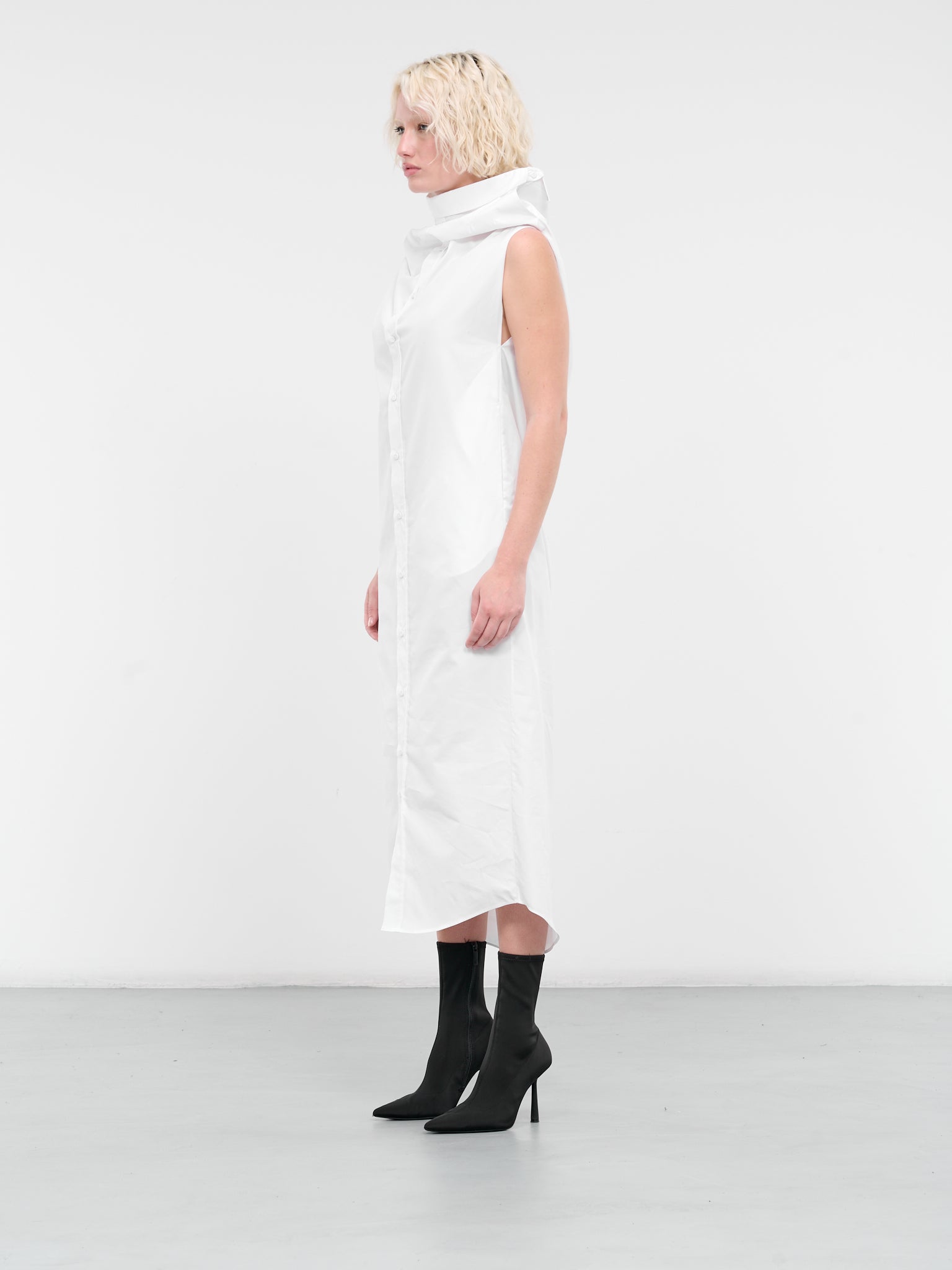 Shirt Skirt Dress (S1WDR06-WHITE)