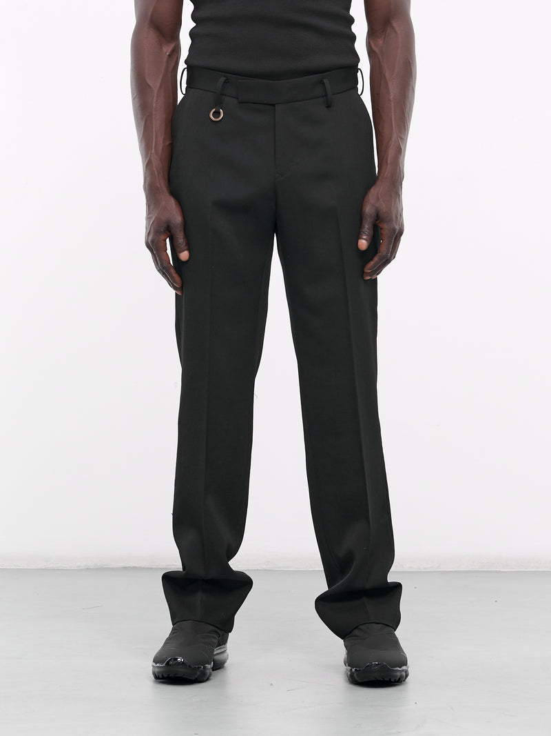 Wool Slim Trousers (S23AW10PT-W-BLACK)