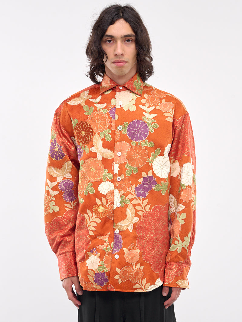 Graphic Silk Shirt (S24AW24SH-RED)