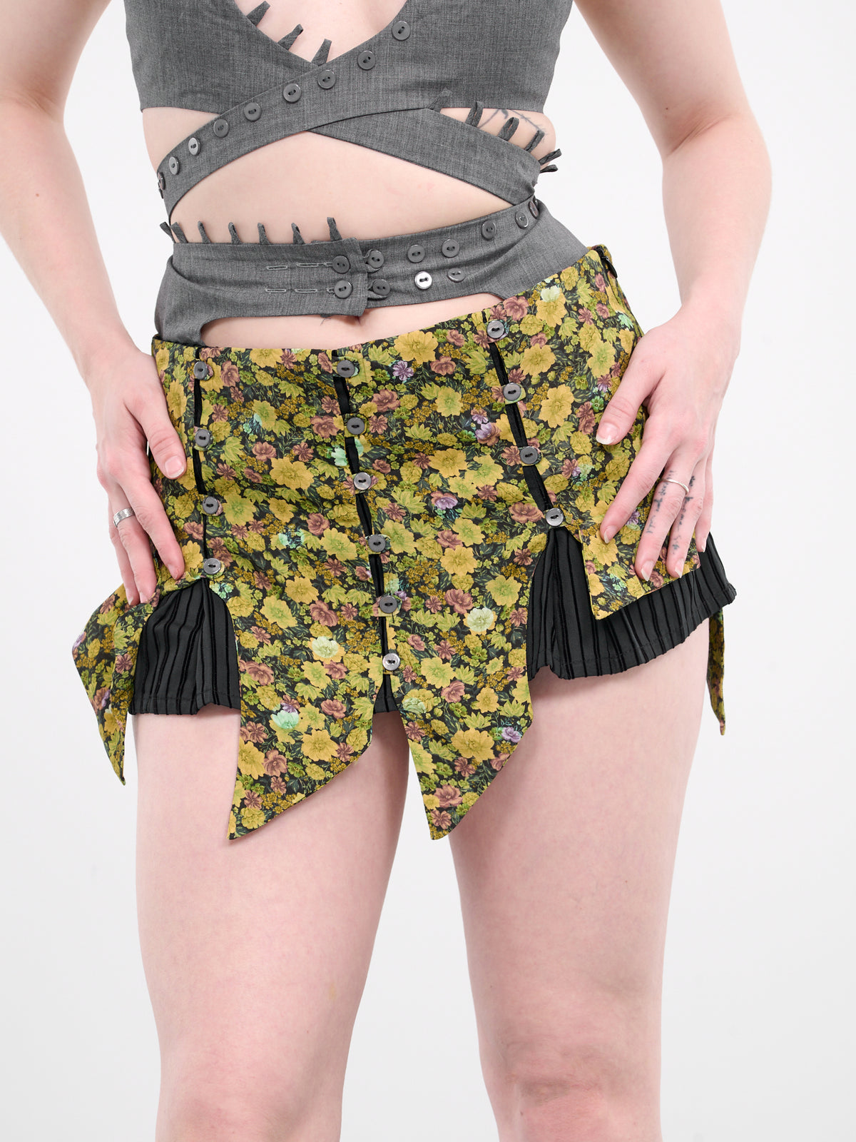 Panel Mini Skirt (S24N0701-FLOURITE-BLOOM)