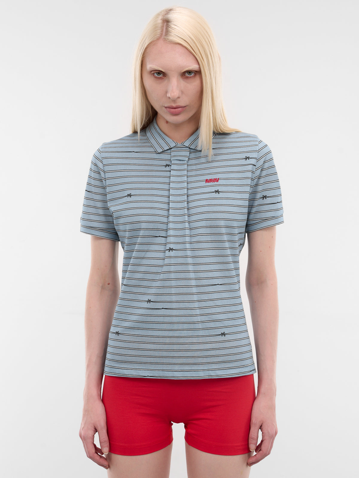 AVAVAV Necktie Polo Shirt | H.Lorenzo - front
