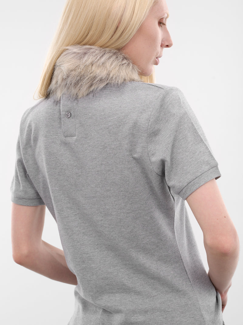 AVAVAV Faux Fur Polo Shirt | H.Lorenzo - detail 1