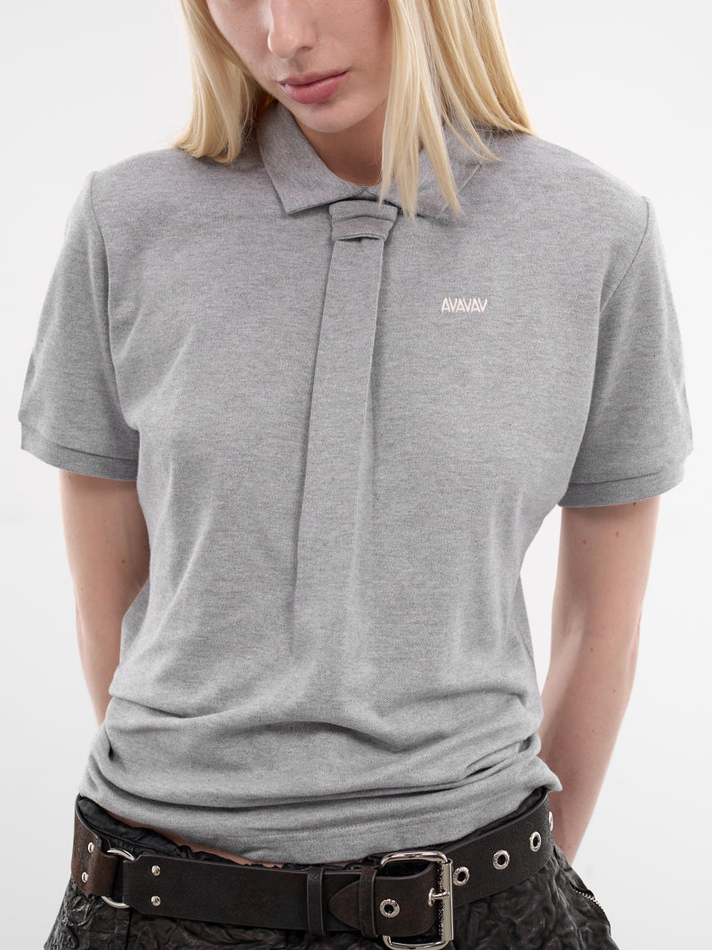 AVAVAV Faux Fur Polo Shirt | H.Lorenzo - detail 2