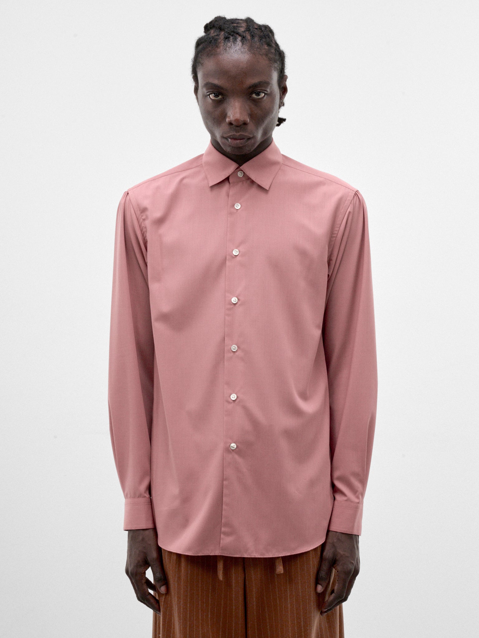 Pink Manica Camicia Dress Shirt (S26AW01SH-MANICA-PINK)