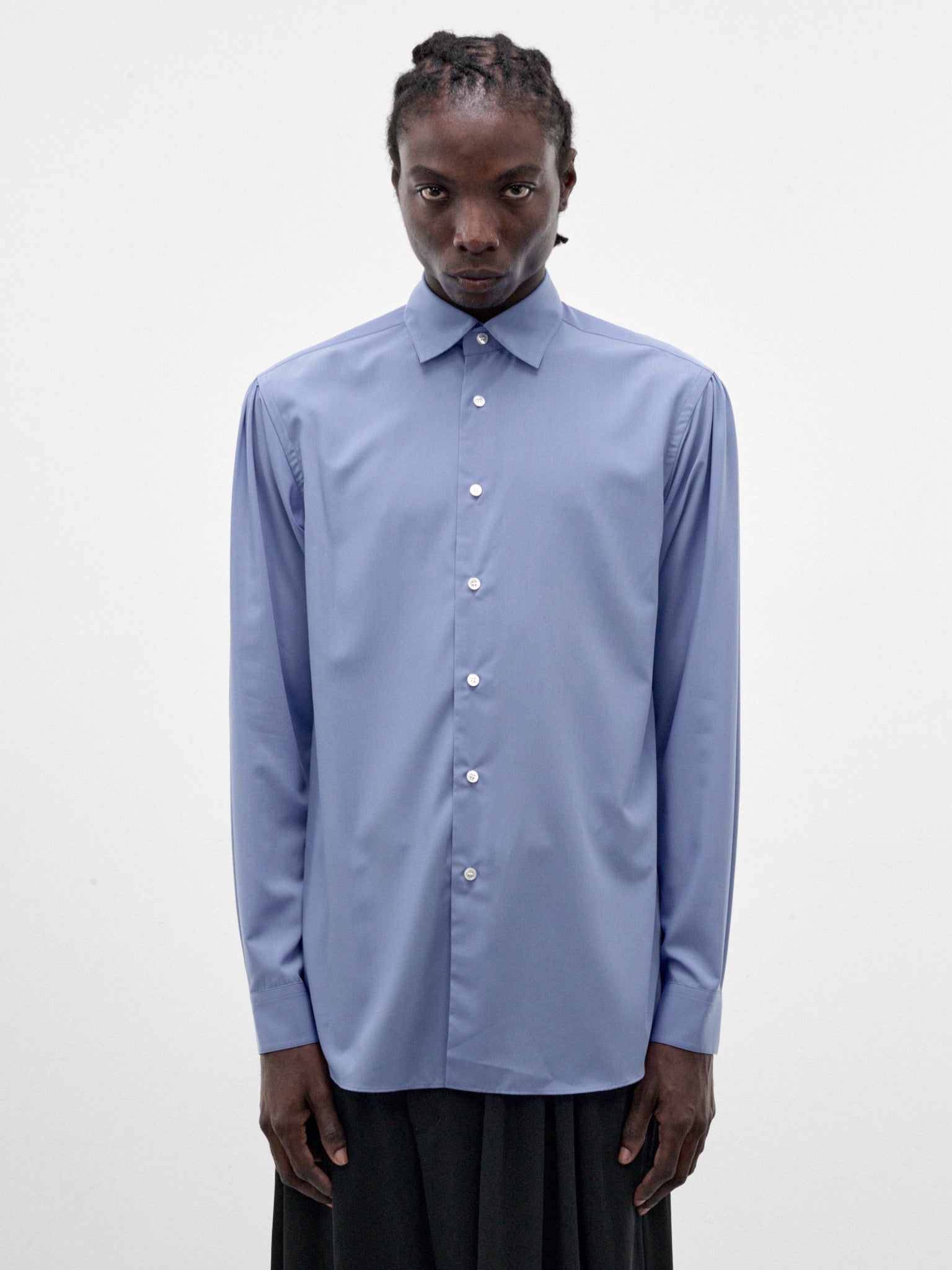 Blue Manica Camicia Dress Shirt (S26AW01SH-MANICA-SAXE)
