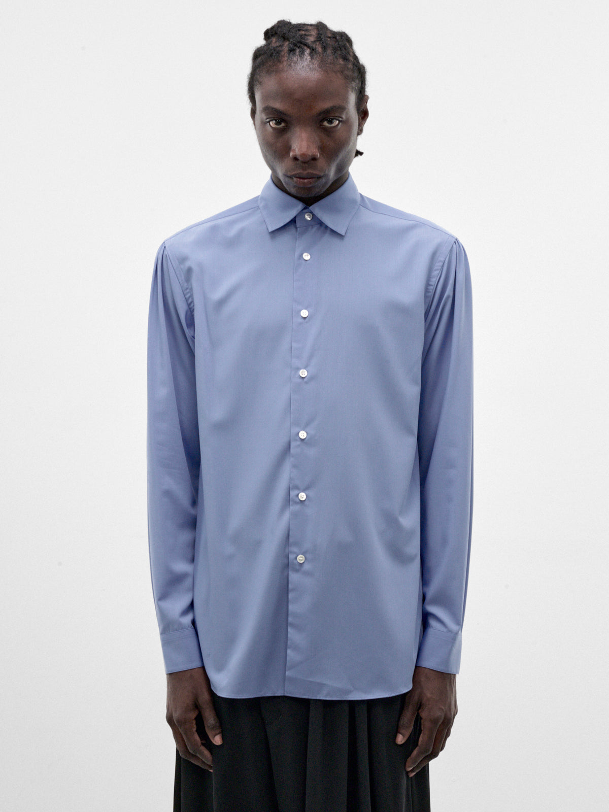 Blue Manica Camicia Dress Shirt (S26AW01SH-MANICA-SAXE)