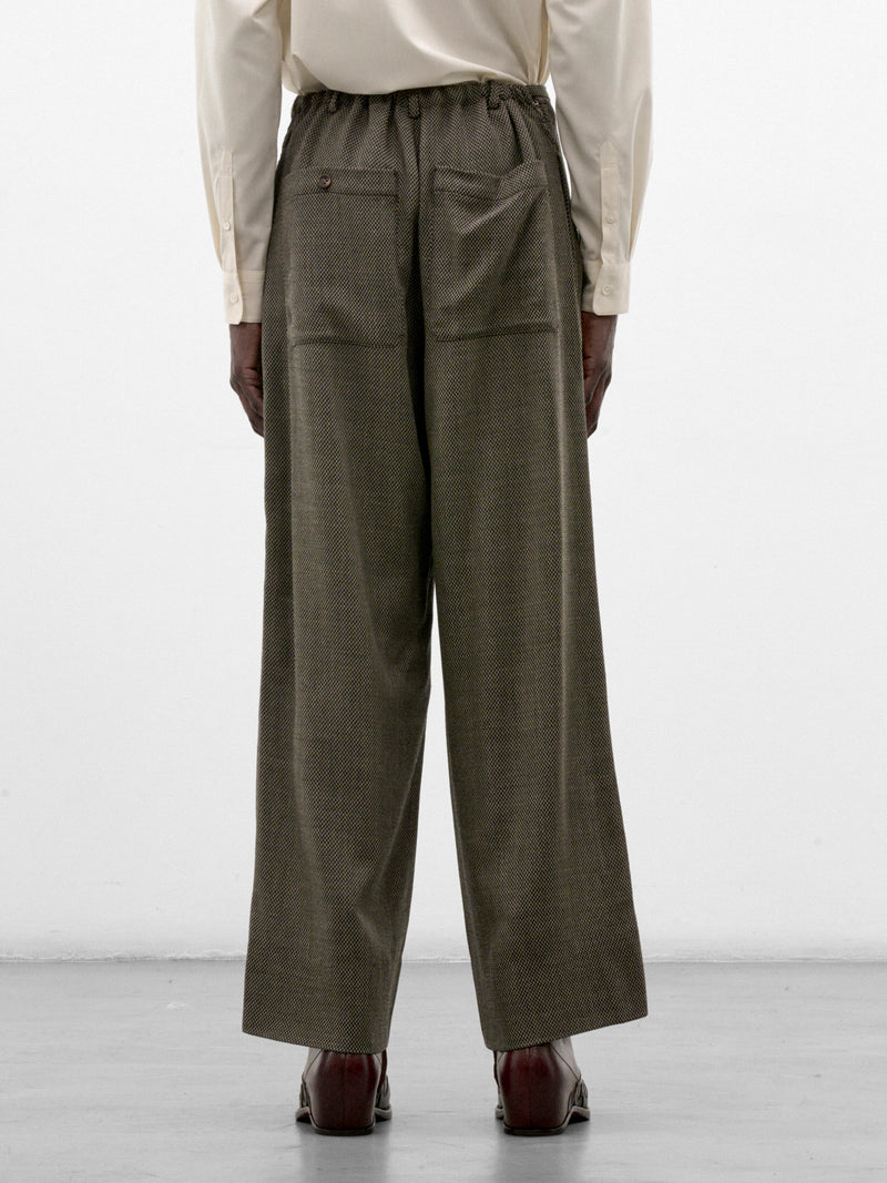 Gray Wool Judo Trousers (S26AW17PT-W-DOBBY-GREY)