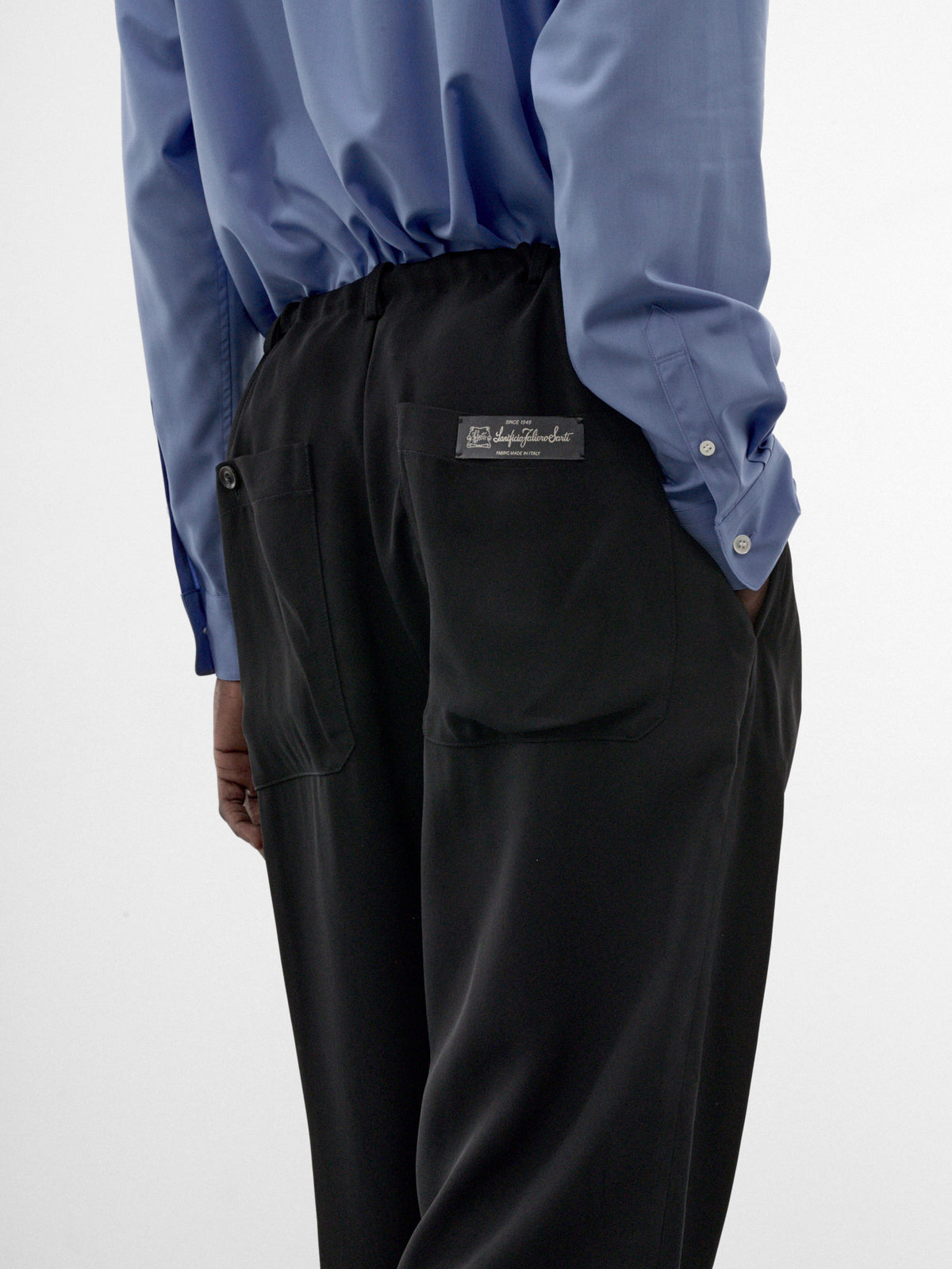Black Tapered Judo Trousers (S26AW19PT-R-BLACK)