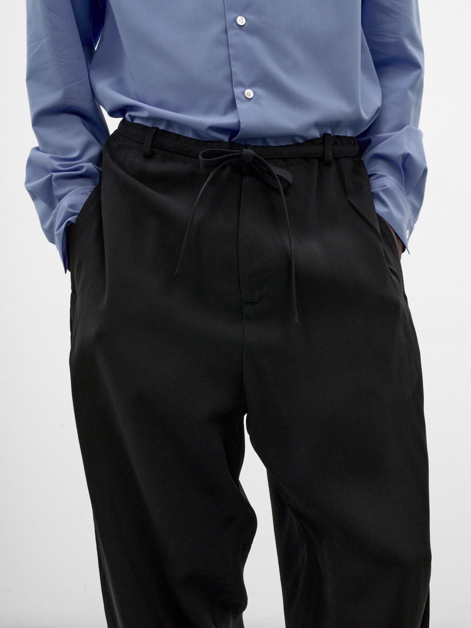 Black Tapered Judo Trousers (S26AW19PT-R-BLACK)