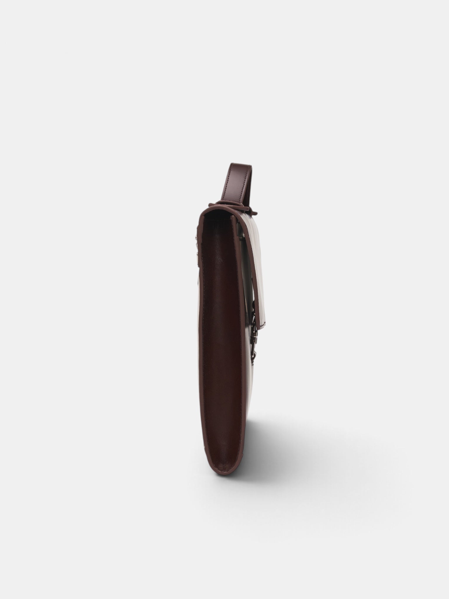 Brown Leather Briefcase Bag (S26AW35BG-BROWN)