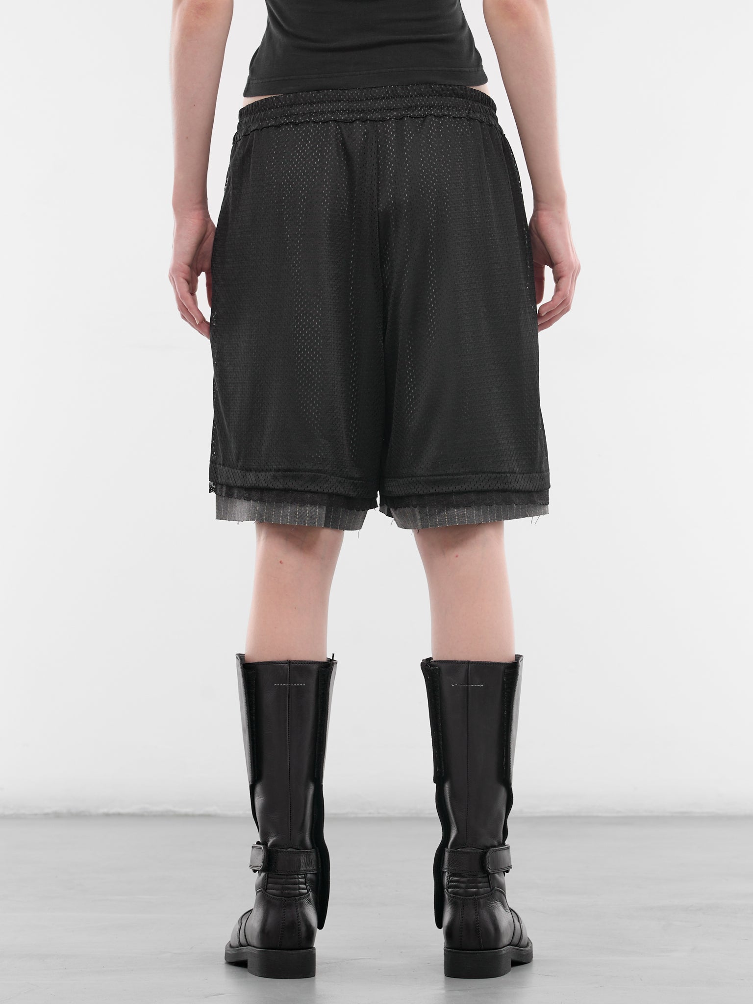 AVAVAV Layered Mesh Shorts | H.Lorenzo - back