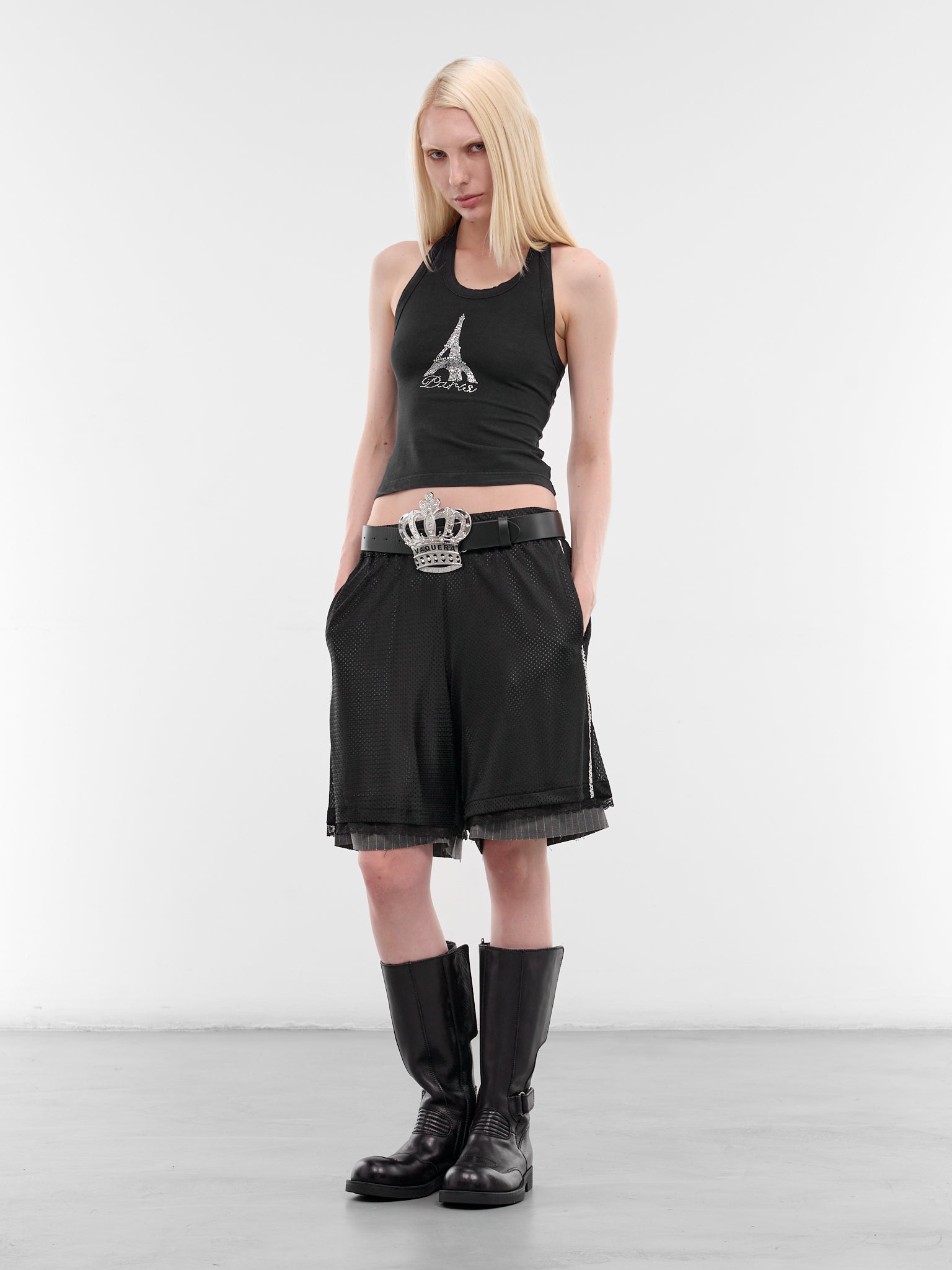 AVAVAV Layered Mesh Shorts | H.Lorenzo - styled
