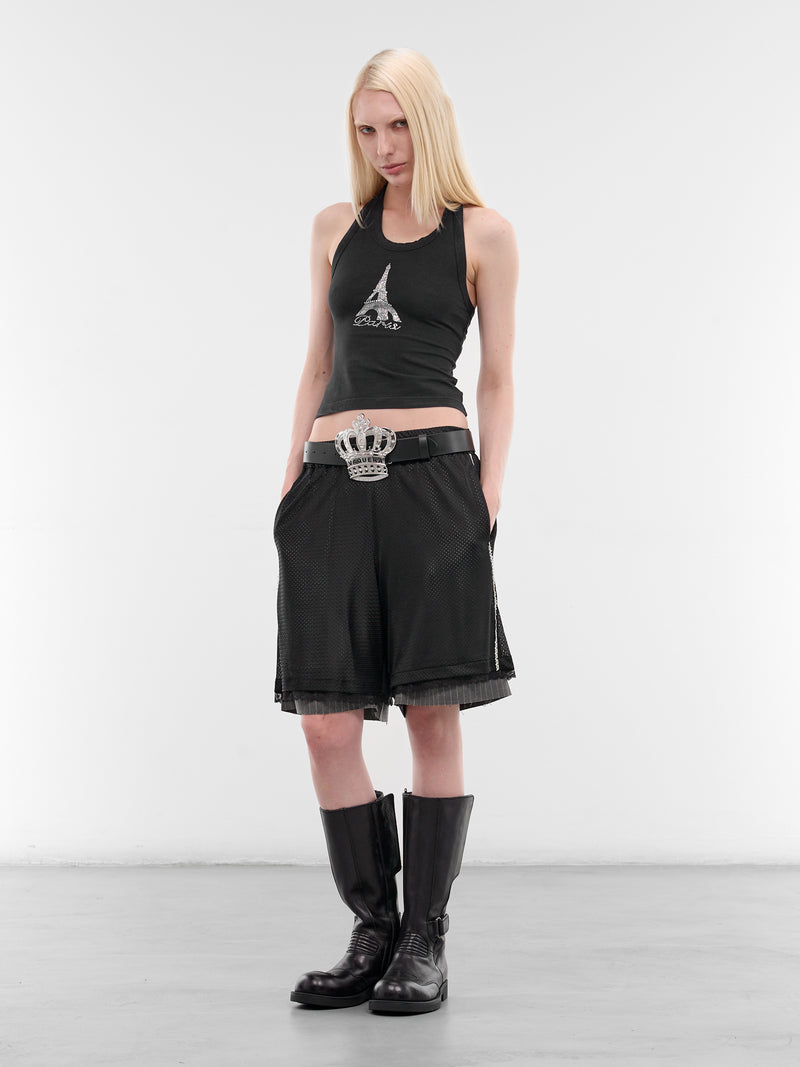 AVAVAV Layered Mesh Shorts | H.Lorenzo - styled