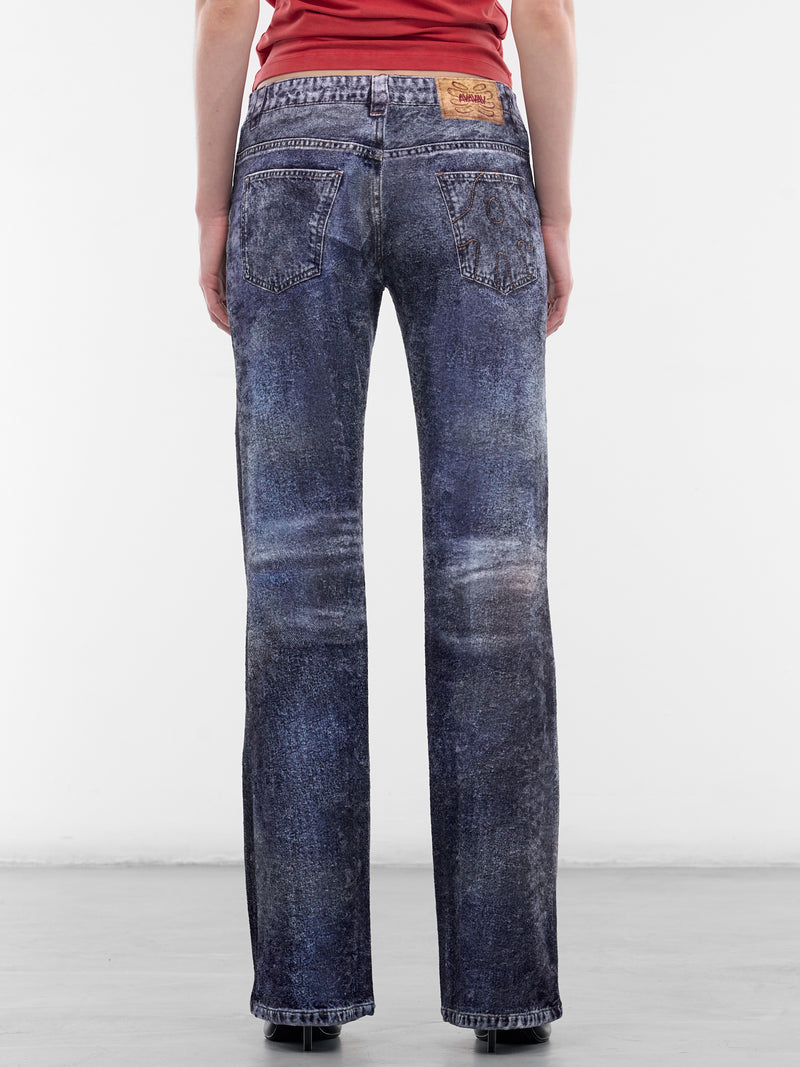 AVAVAV Trompe L'oeil Print Jeans | H.Lorenzo - back