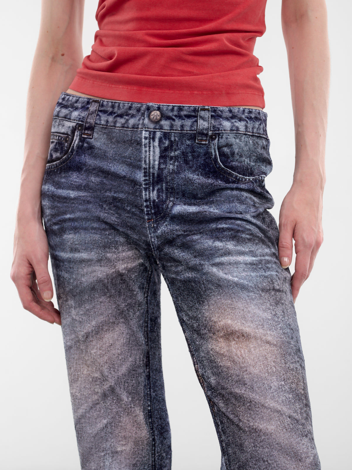 AVAVAV Trompe L'oeil Print Jeans | H.Lorenzo - detail 2