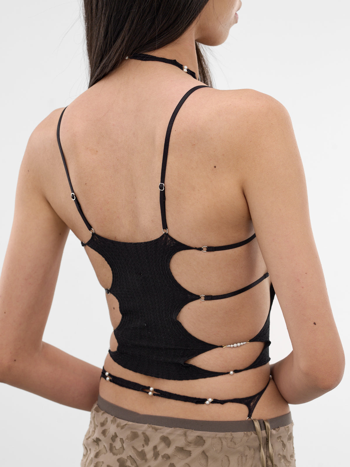 Onyx Sheer G-String Body Harness (S26SF02ON-ONYX)